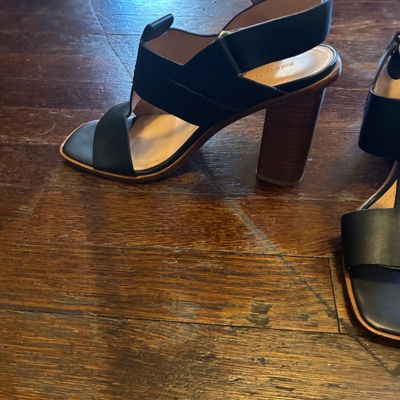 Siegerson Morrison wooden high heel sandals - 8.5 - Picture 2 of 8